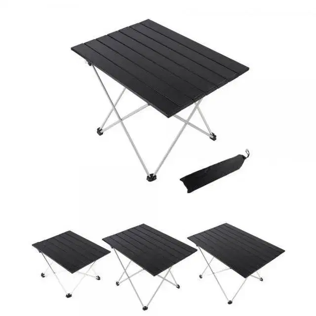 [NEW] Lightweight Aluminum Camping Lightweight Rolling Table Dining Table (Small S)