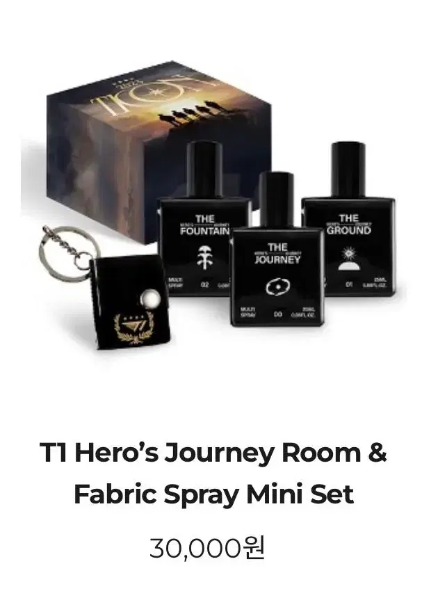 T.One Room & Fabric Spray Mini-Set sells