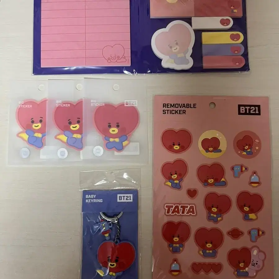 BT21 베이비 타타 스티커 & 메모지