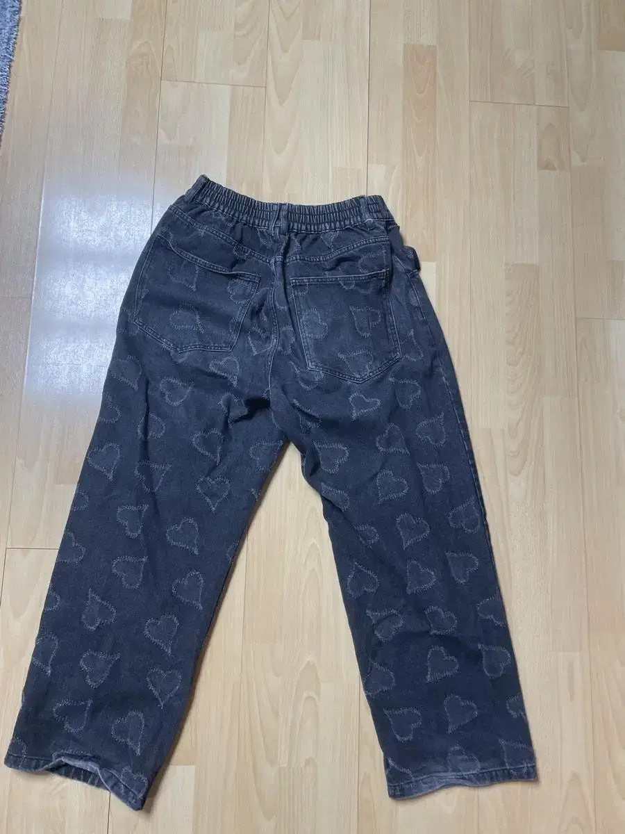 Actones Heart Denim Pants