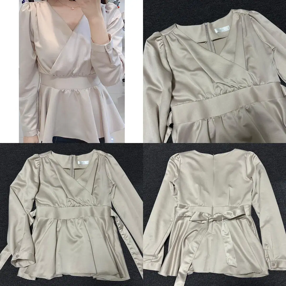 A luxurious silk blouse (also a great wedding guest look)