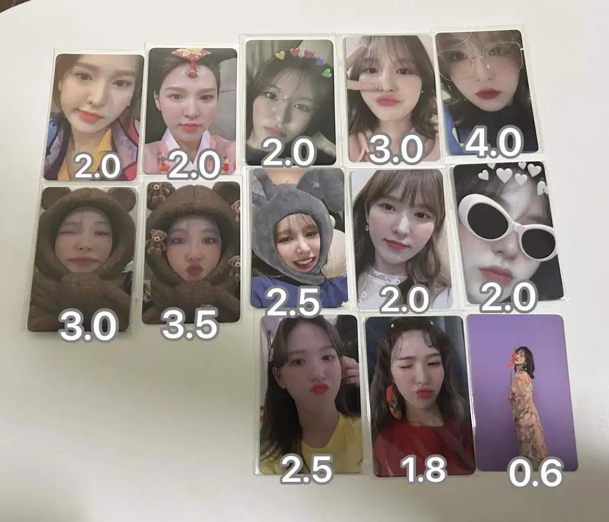 Red Velvet wendy deer u photocard