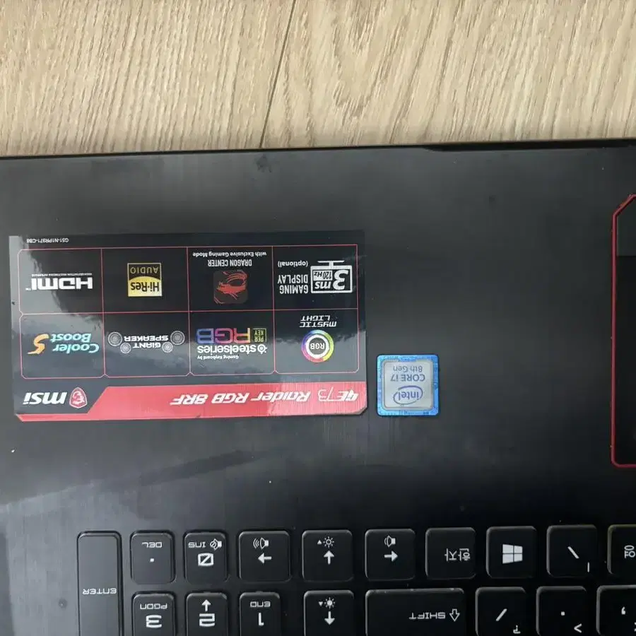 Msi ge73 게이밍노트북