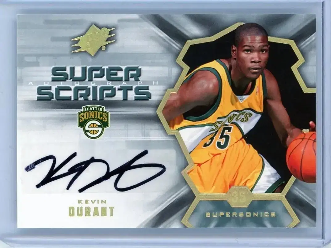 2007 SPX kevin Durant Auto RC