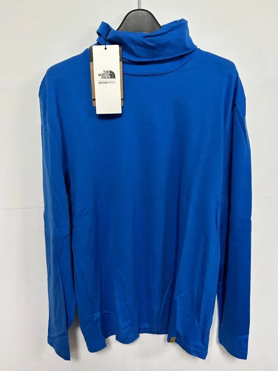 95]The North Face Wool Mock Pola Turtleneck bloo size M