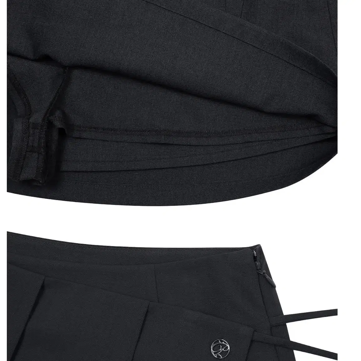 REI MINI SKIRT charcoal