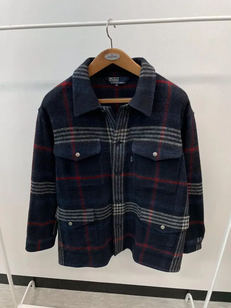 105) Polo Check Overshirt