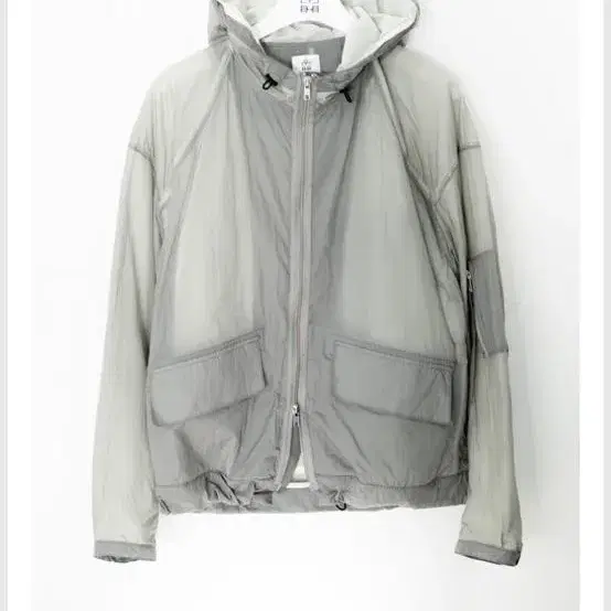 폴리테루 hand dyed parka grey