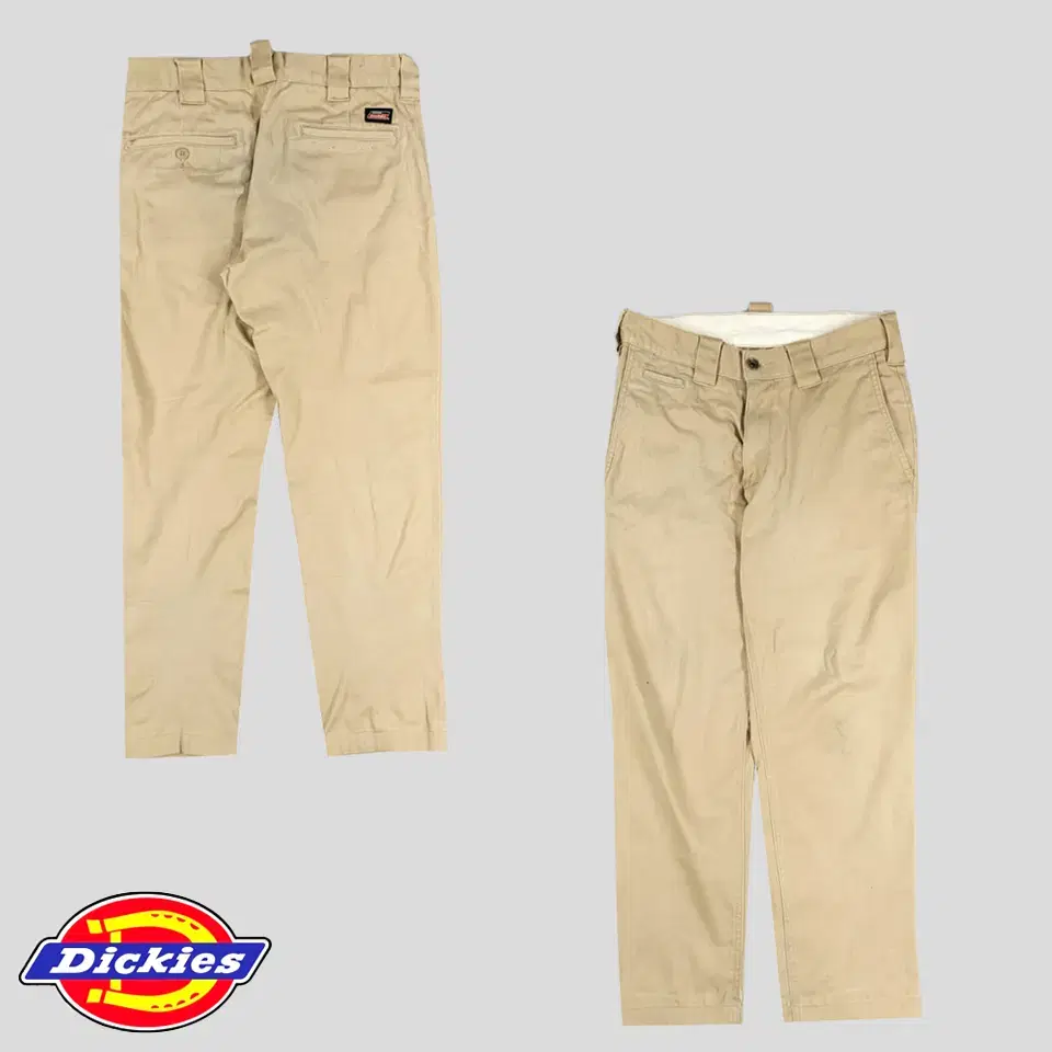 Dickies JP Beige Tan Cotton Poly Blend Workwear Cotton Trousers 32