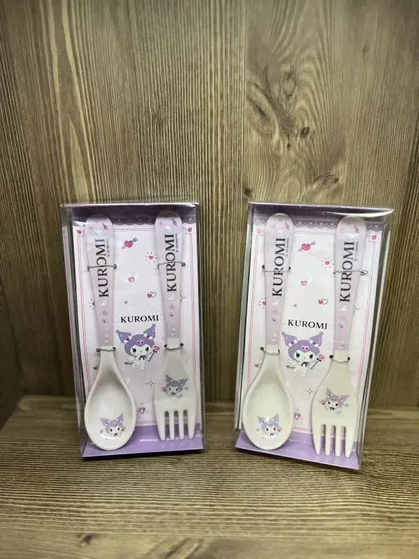 Sanrio Kuromi Cutlery Fork Set New (Porcelain)