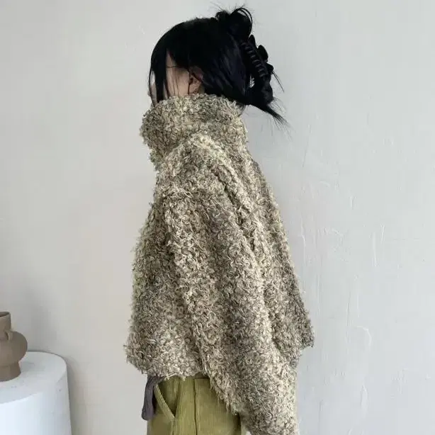 모래하우스 샌드 퍼 자켓 sand fur jacket