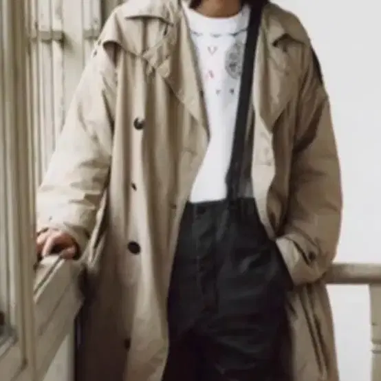 비즈빔 19AW Dashiell 트렌치 코트V Beige[3]