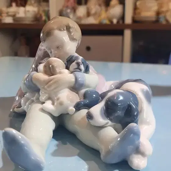 Lladro 야드로 Porcelain Sweet Dreams Boy