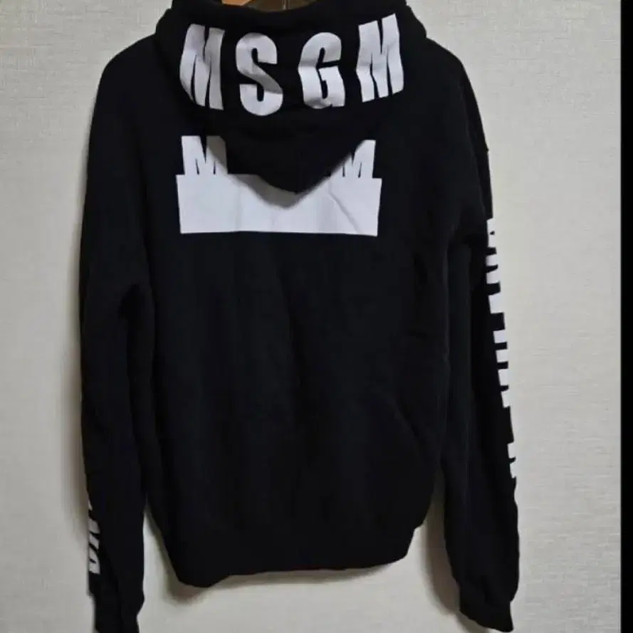 MSGM 멀티로고 기모 후드티S