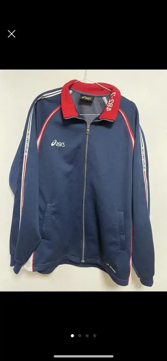 Asics Vintage Old School Jumper Zip-up Windbreaker