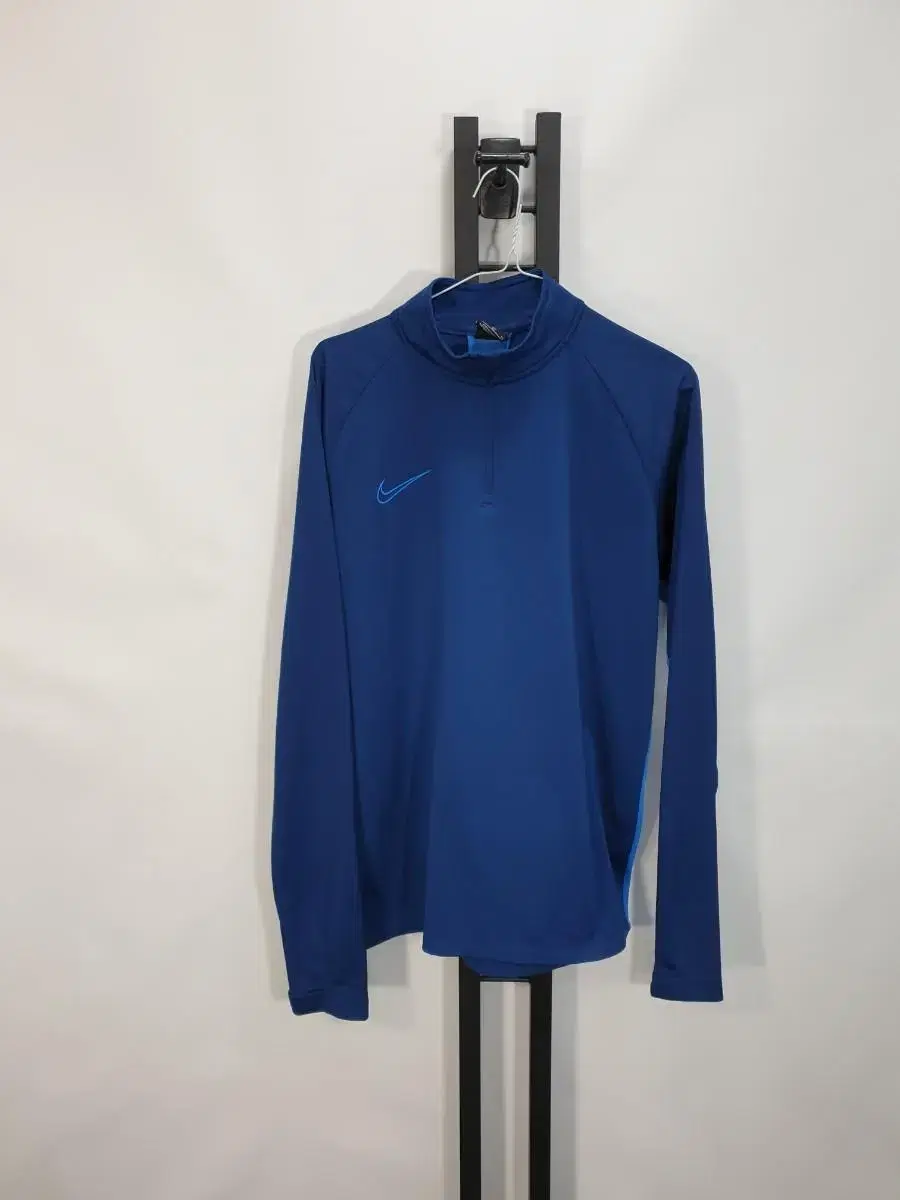 Nike Vahn Zip Dry Fit Academy Dri-Tops Long Sleeve Tee Navy XL