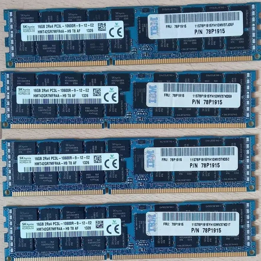 서버램 16gb ddr3 PC3L-10600R,pc3 메모리 ECC