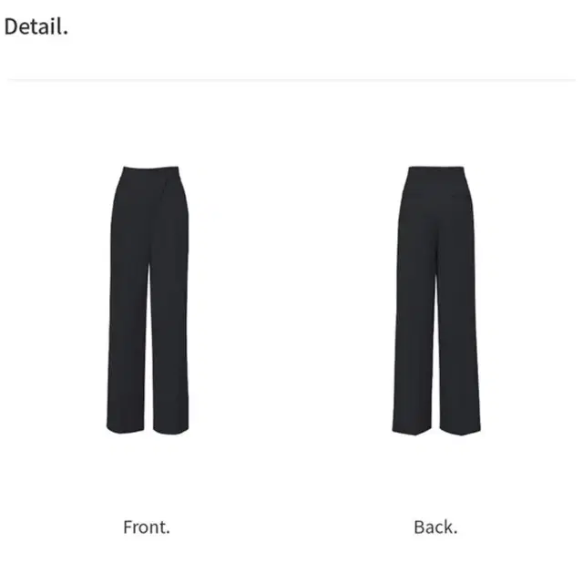 에일라 ayra pintuck wrap slacks-black M