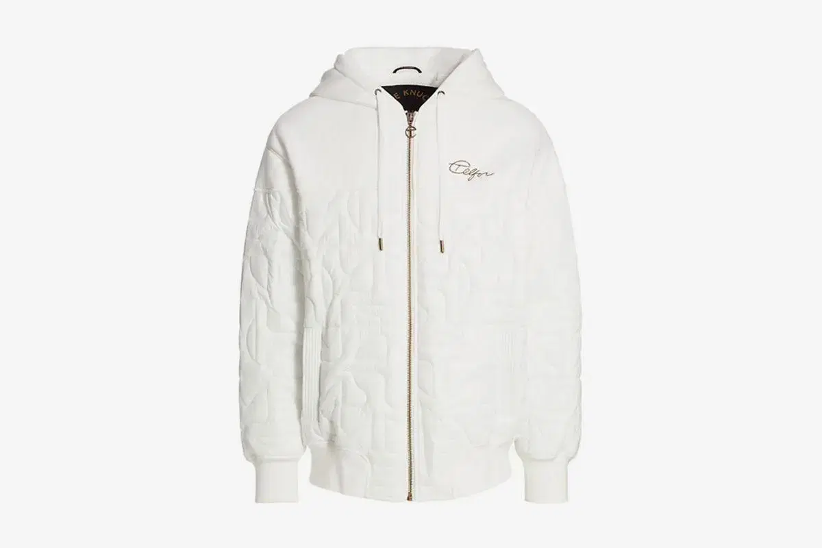 Moose Knuckle X Telfa Quilted Hooded Zip-Up Jacket-White/Ivory M/L (~110)