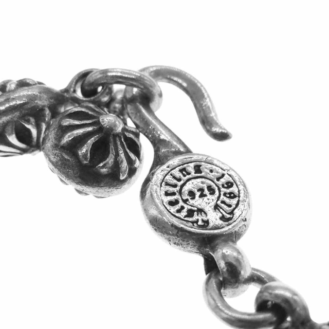 CHROME HEARTS 크롬하츠 크로스볼 실버 팔찌