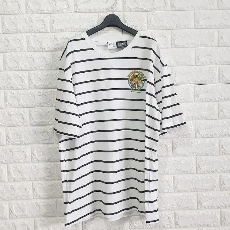 (XL)Zara ZARAMen Striped short sleeve tee