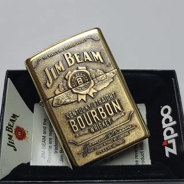 미개봉 정품 254BJB JIM BEAM EMBLEM 새 지포라이터