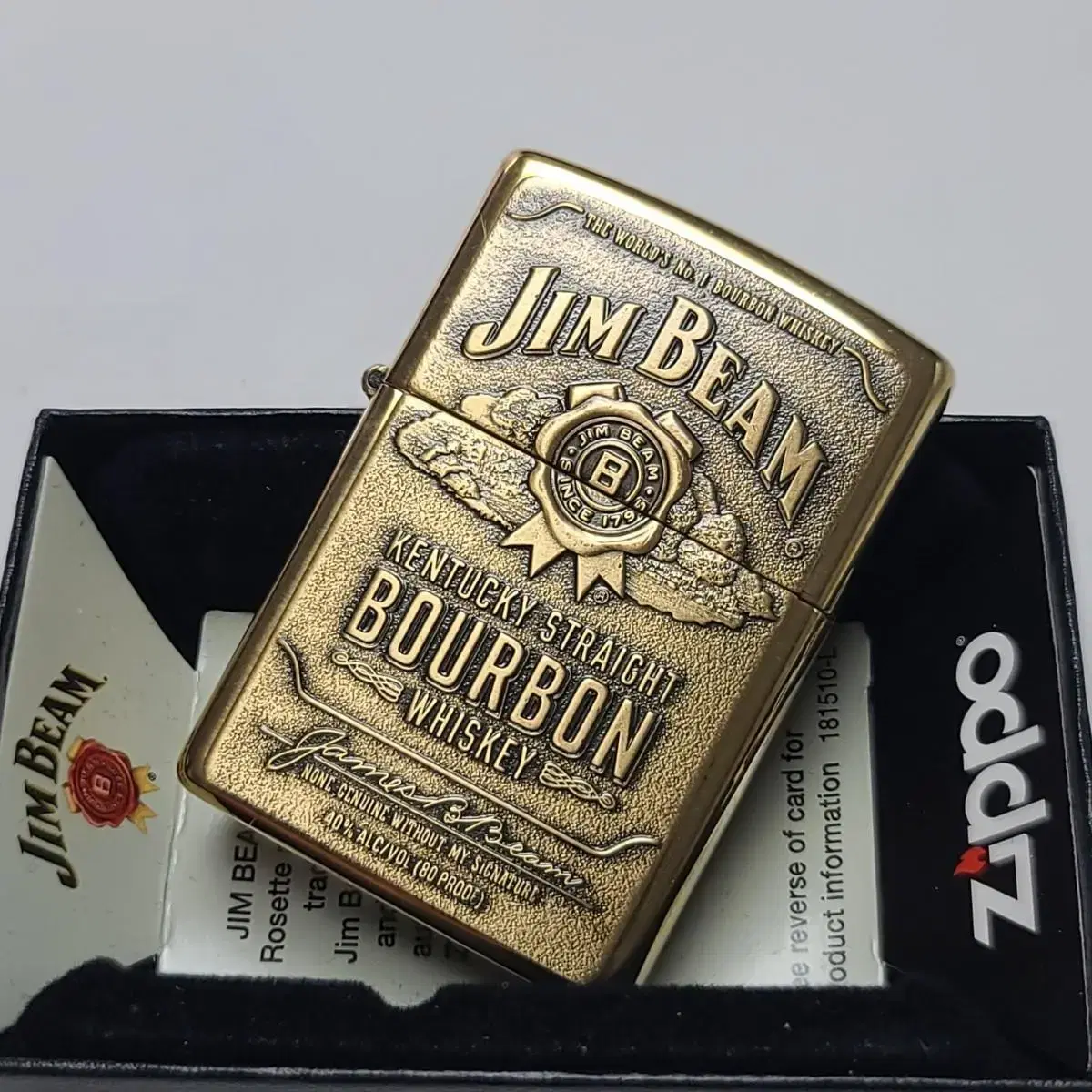 미개봉 정품 254BJB JIM BEAM EMBLEM 새 지포라이터