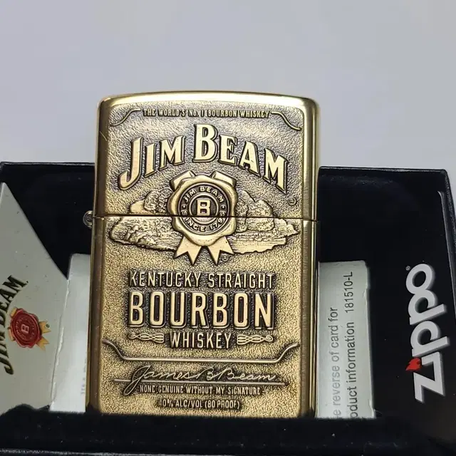 미개봉 정품 254BJB JIM BEAM EMBLEM 새 지포라이터