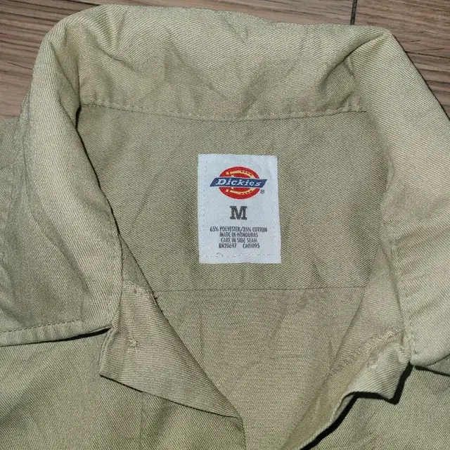 디키즈 워크셔츠 카키반팔 m 100size