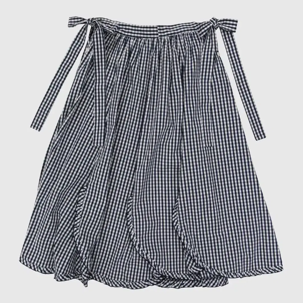 Freckle side bow scallop skirt 프레클 스커트