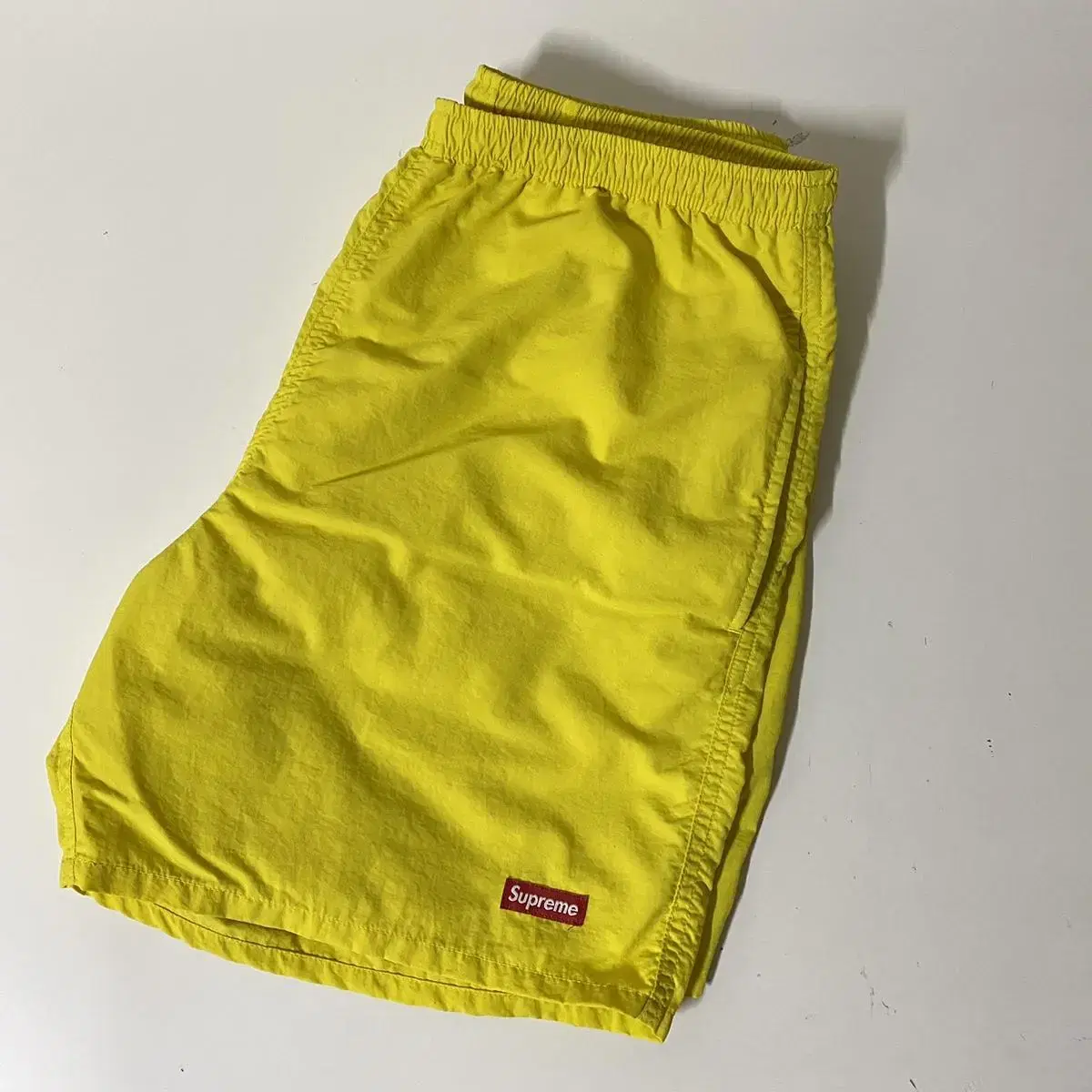 [S] 18SS Supreme Nylon Water Short Yel