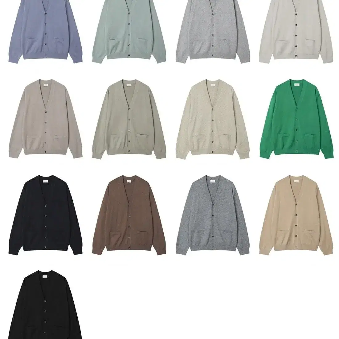 LAINE 워셔블 기획 가디건 13color