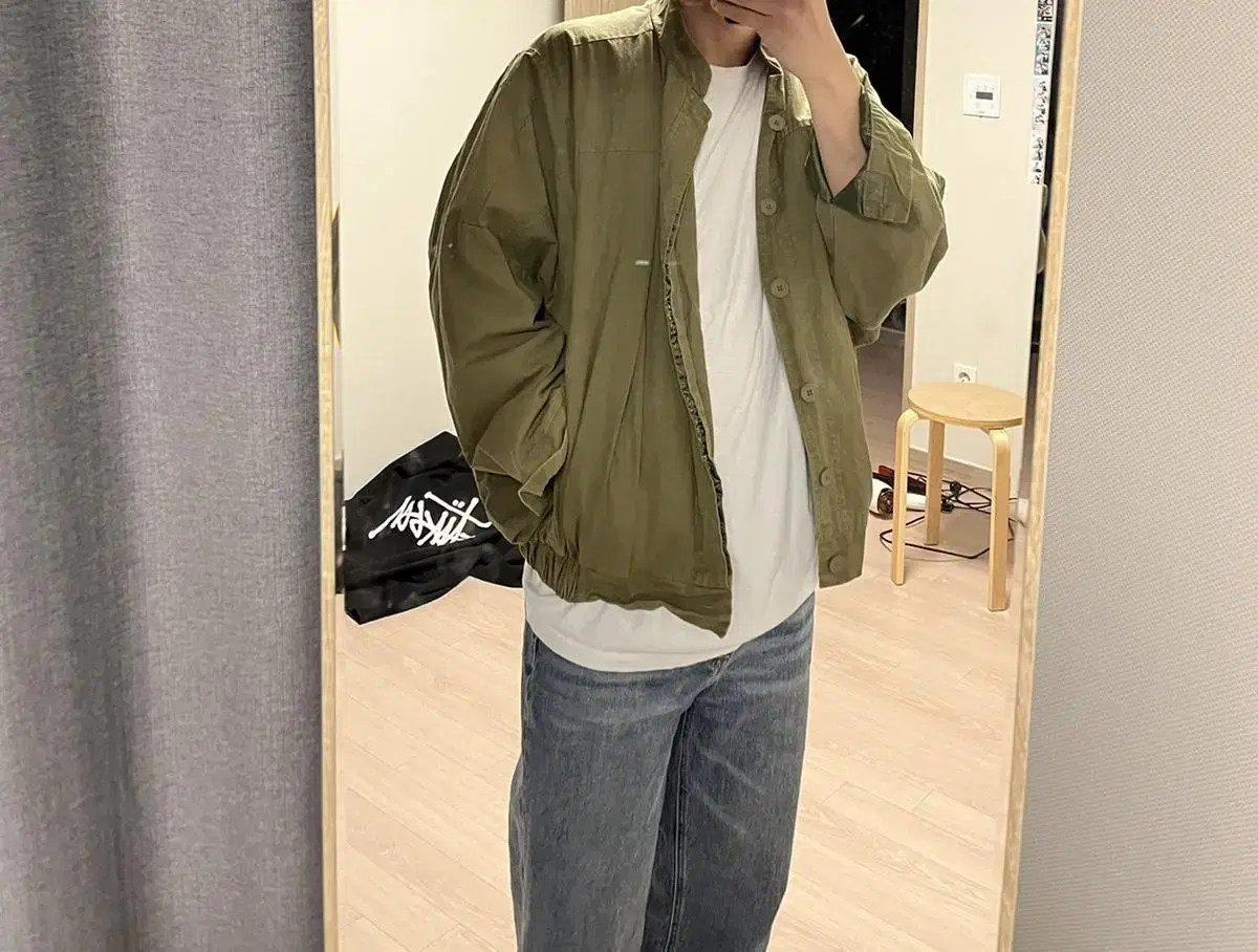 Khaki parka jacket Bloo