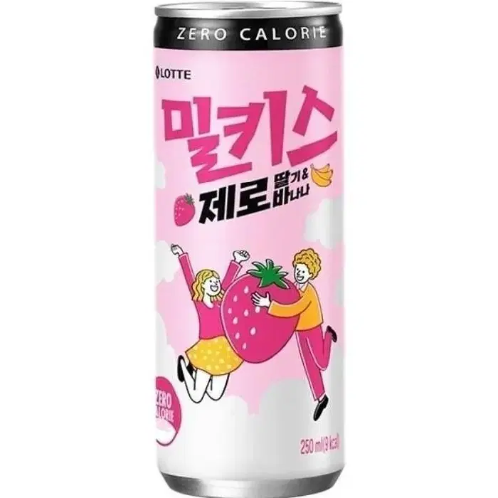 밀키스 제로 딸기 바나나 250ml 30개