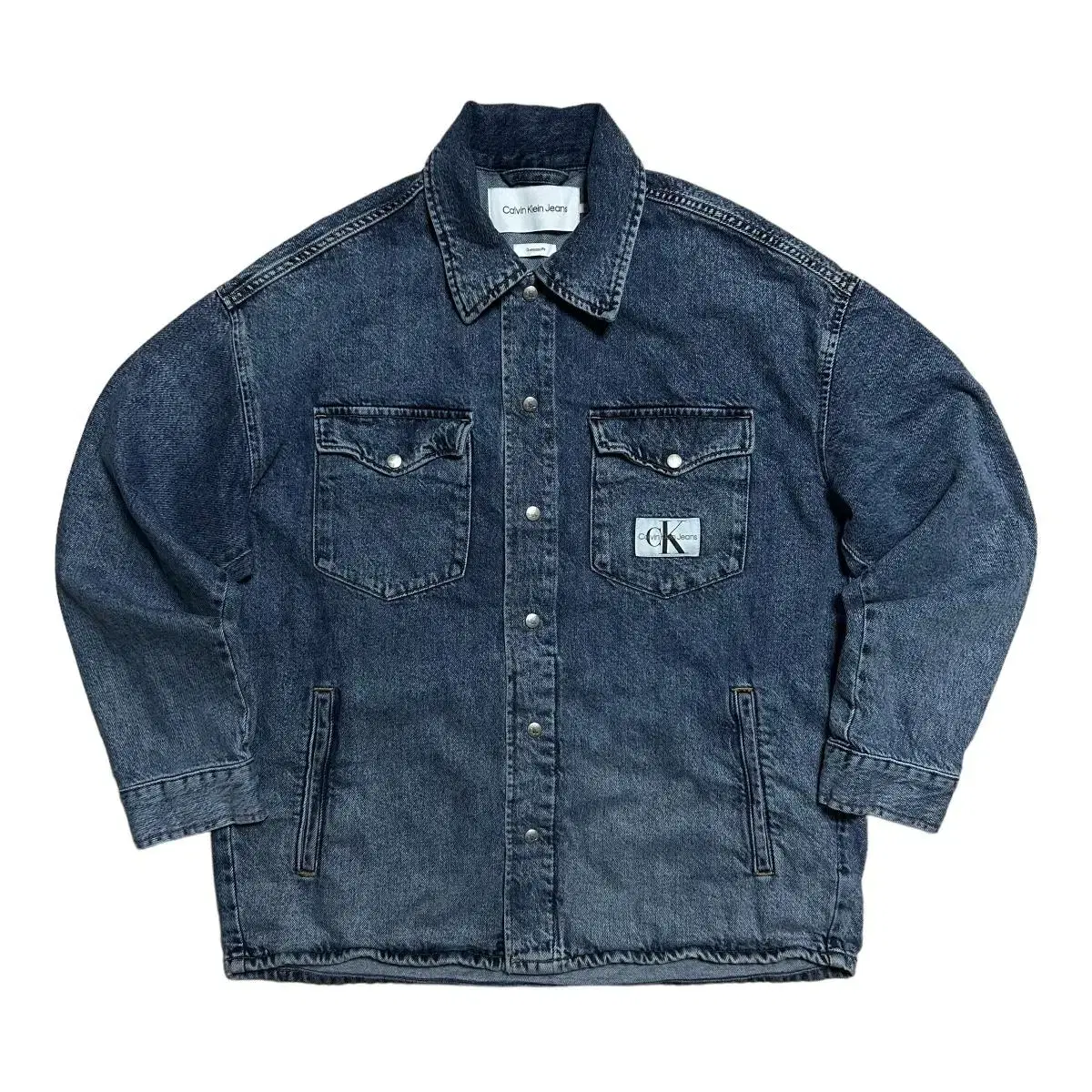 Kelvin Klein Oversized Washed Denim Shirt Jacket(M)