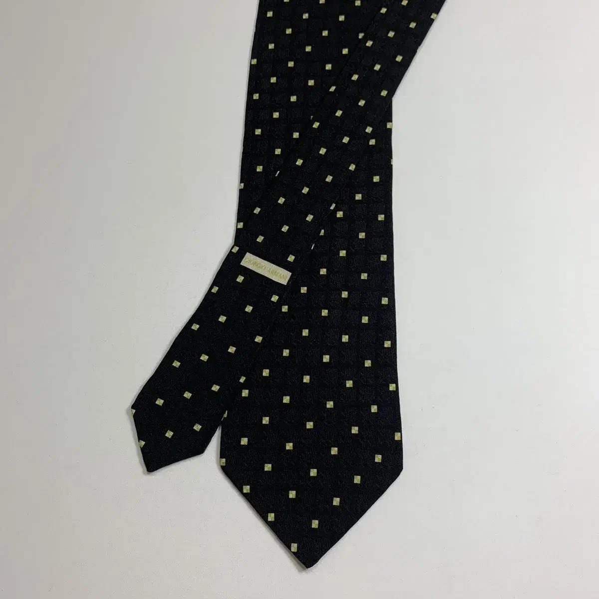 Giorgio Armani Black Luxury Necktie Genuine A+ Grade 9.4cm