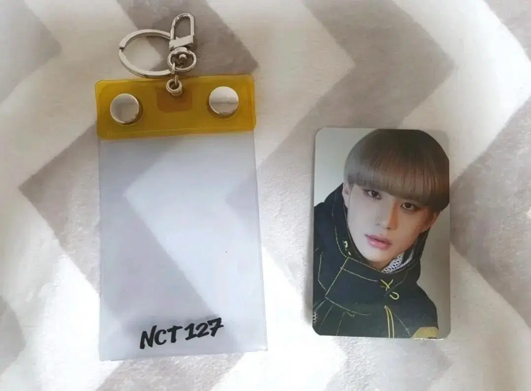 NCT jungwoo ShooHoo Photo Card keyring Keyring