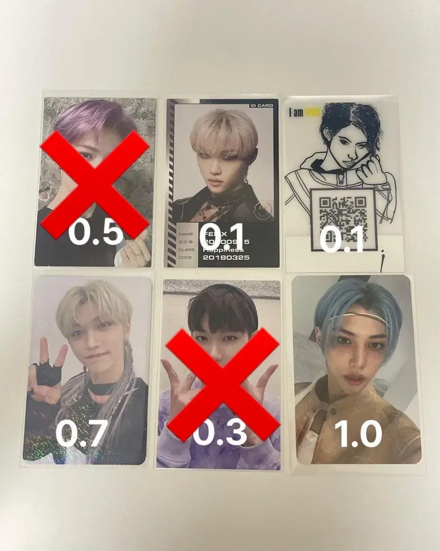 Straykids felix photocard bulk wts Rock Levant Noji Trouble