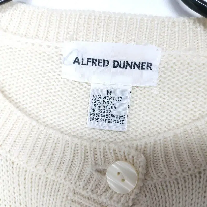 ALFRED DUNNER 플라워자수 오버핏 니트 가디건 C075