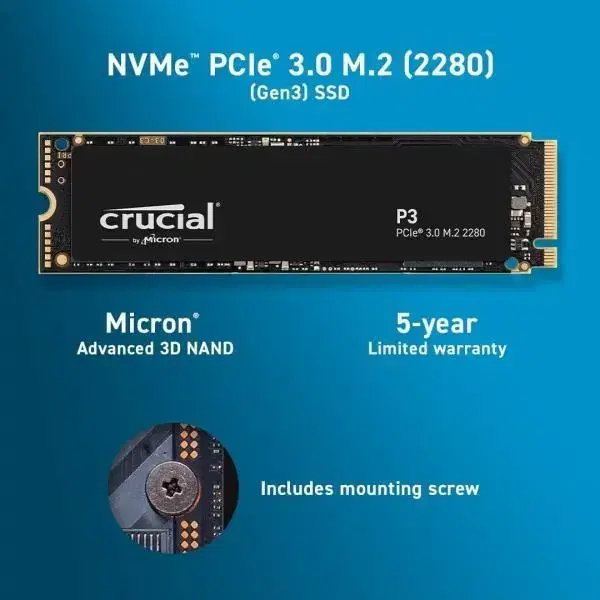 crucial p3 500gb