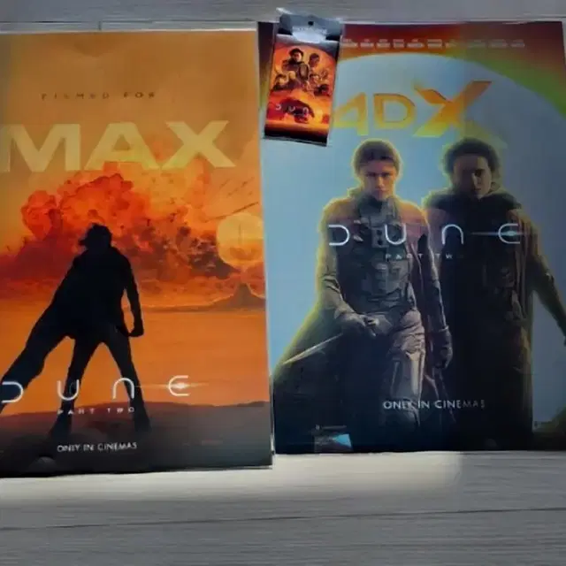 듄 IMAX4DX CGV 포스터특전