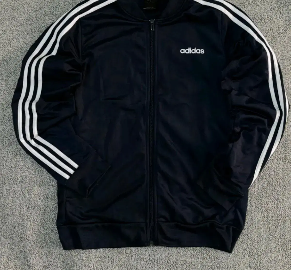 adidas jin navy tracktop jersey zip up 95/M