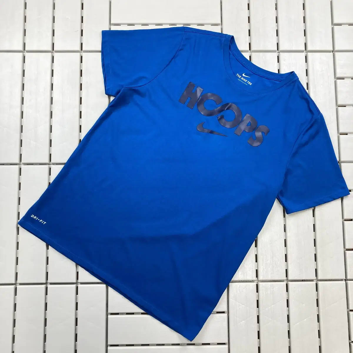 [105] Nike DryFit Navy Color Round Neck Short Sleeve T-Shirt