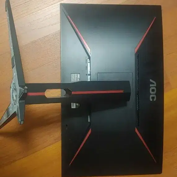 액정깨진 알파스캔 AOC C27G1 게이밍 144hz 커브드모니터