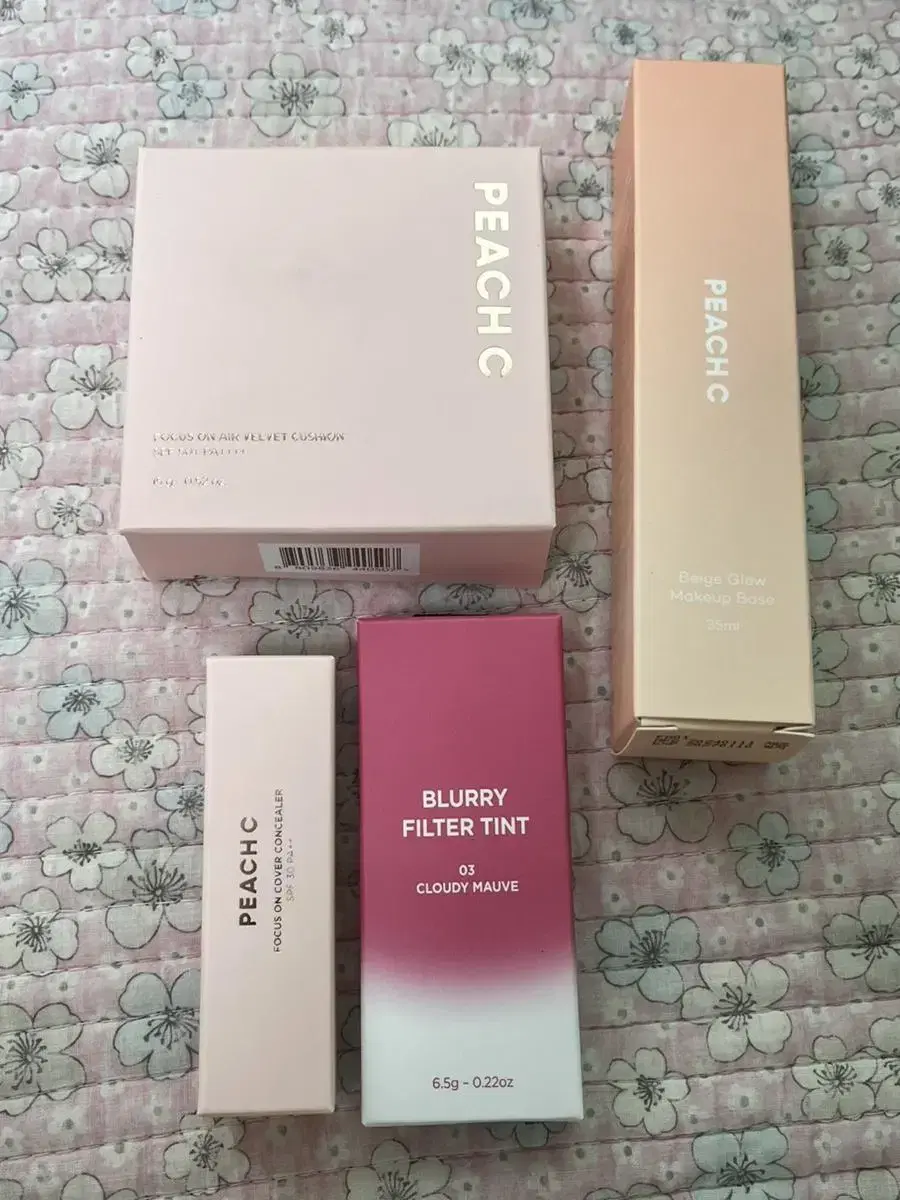 피치씨 쿠션+컨실러+틴트+메이크업베이스 일괄