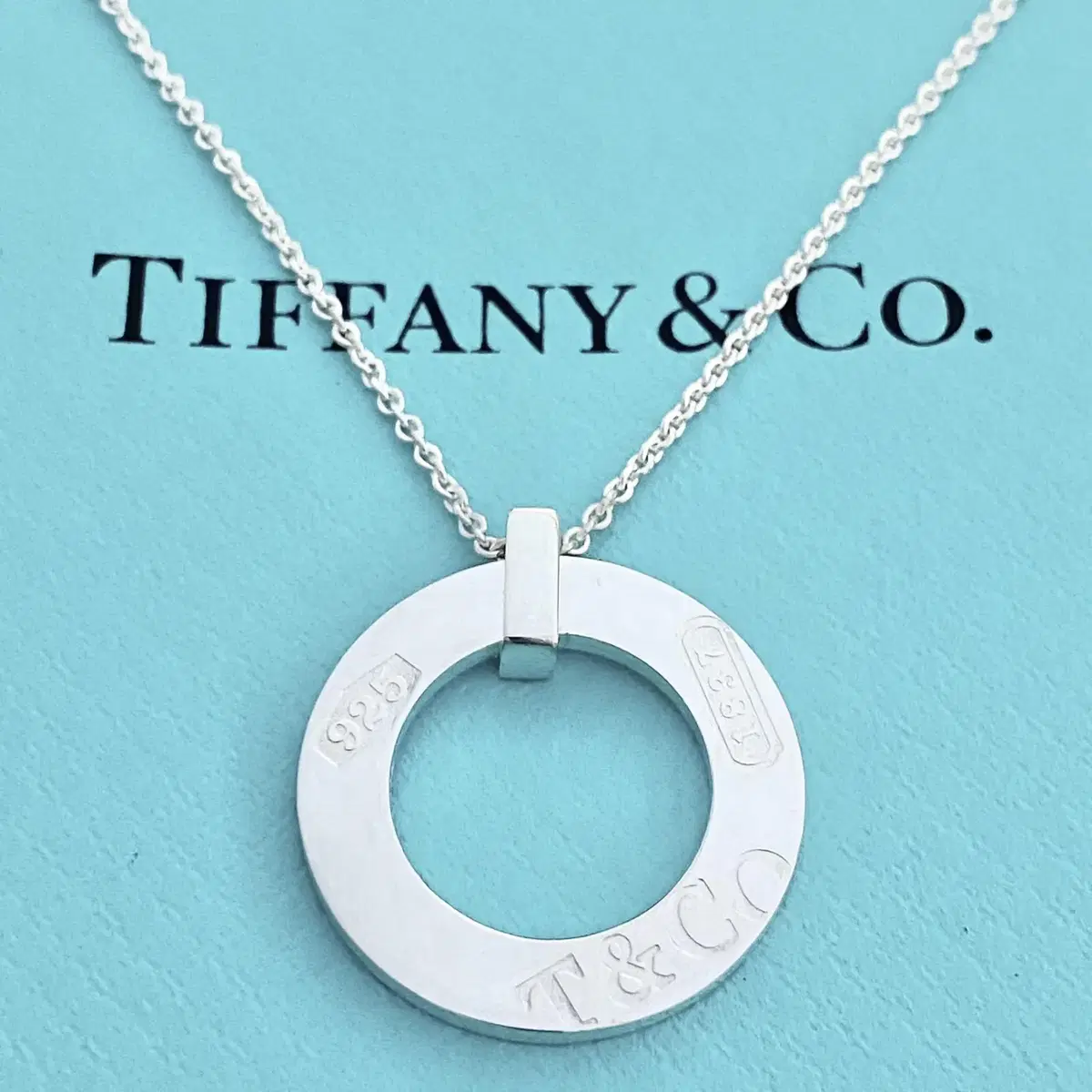 Tiffany & Co. 1837 Flat Circle Necklace