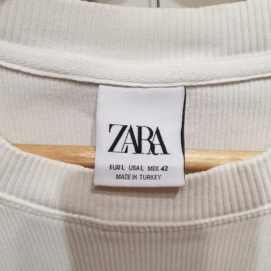 [무료배송] ZARA 자라 남성 골지 맨투맨 긴팔 티셔츠 L 남자 105