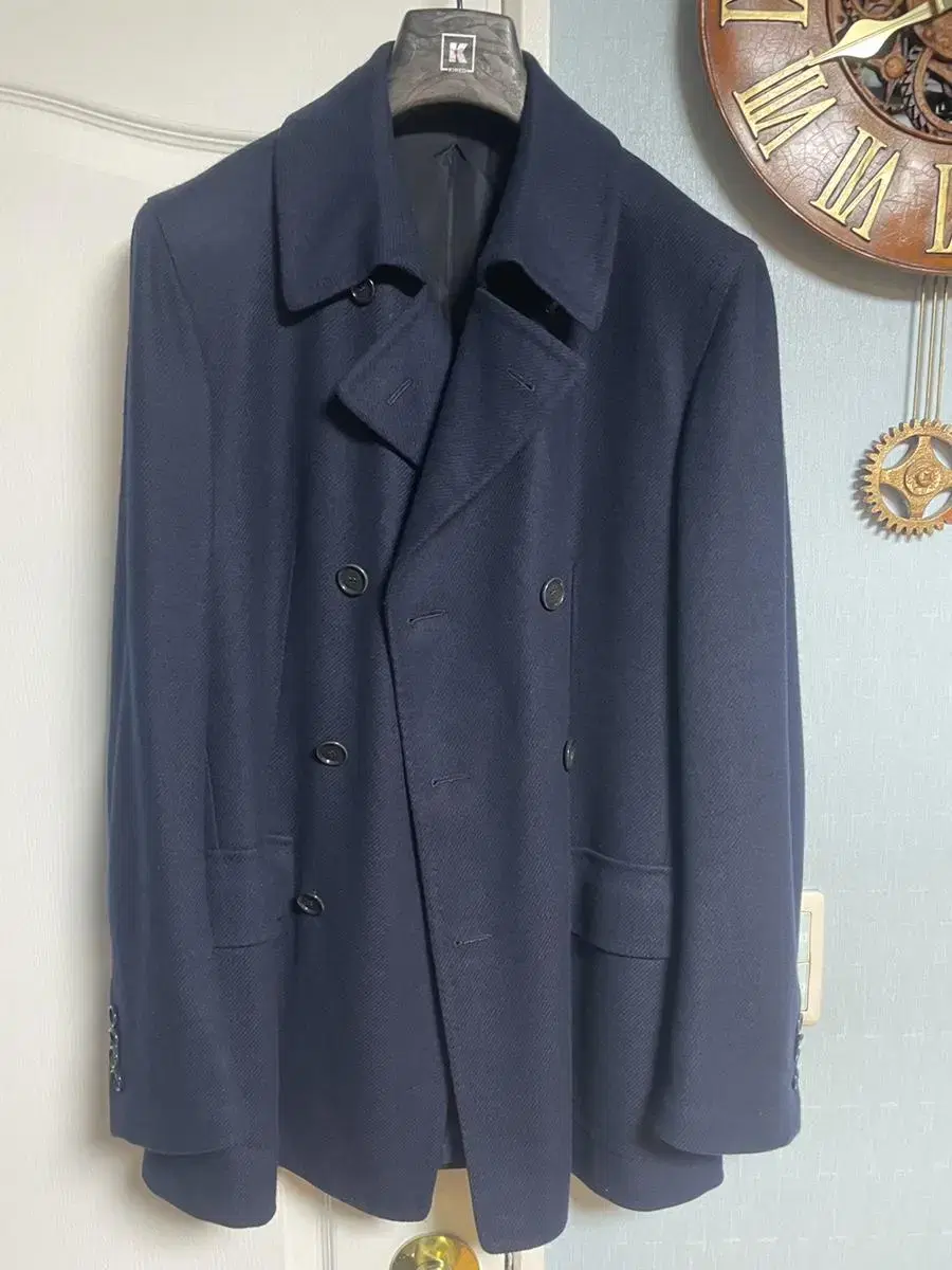 Cesare Attolini Dark Navy Peacoat