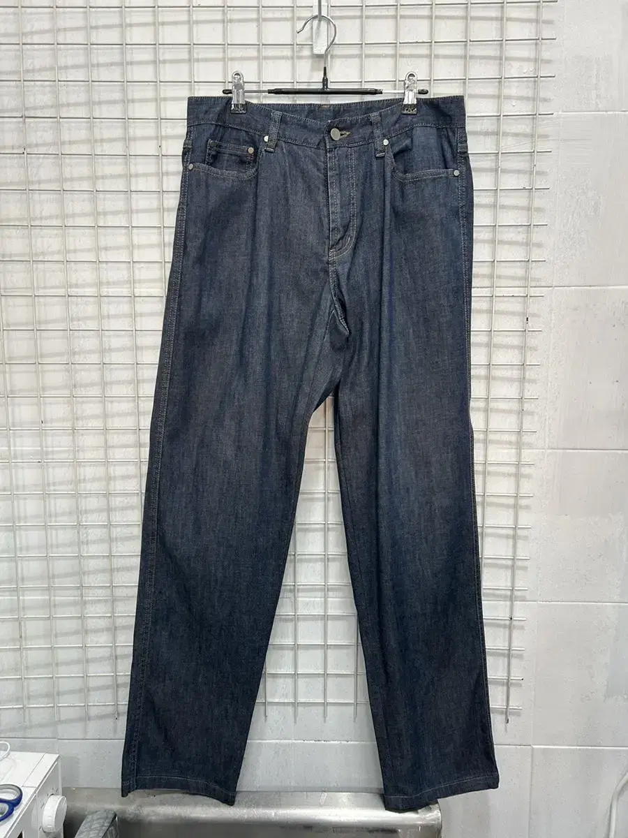 [Kinloch & Anderson] Men's Straight Span Denim Pants 32