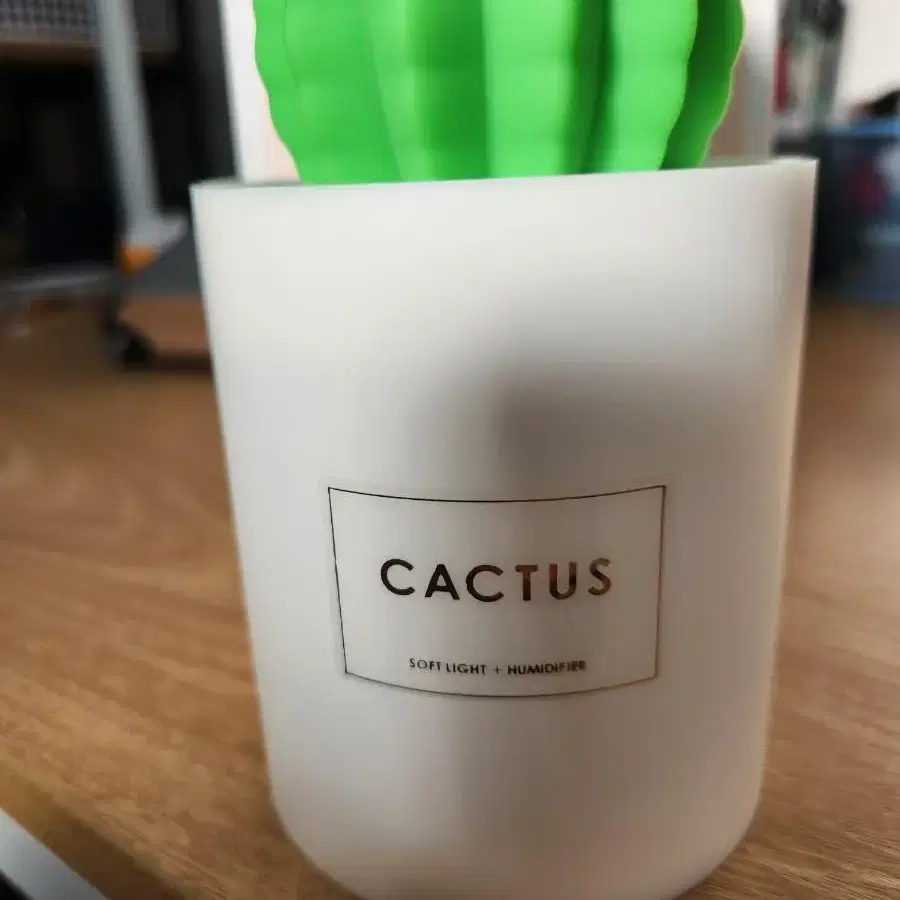 선인장 가습기 무드등 cactus